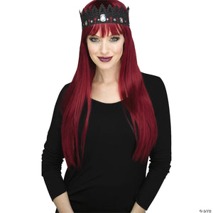 black or gold lace crown accessory~fw93195bk
