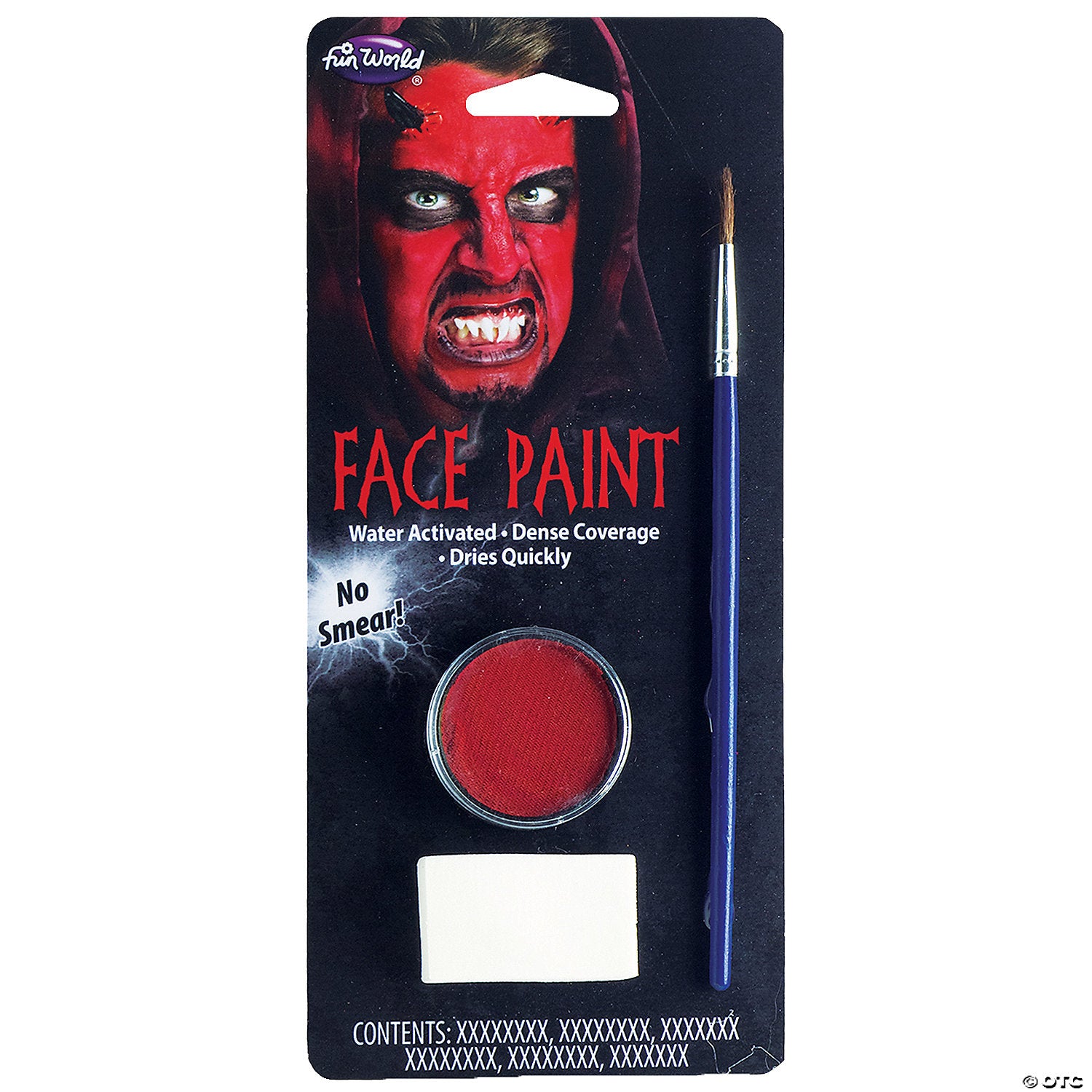 water activated face paint~fw5581crd
