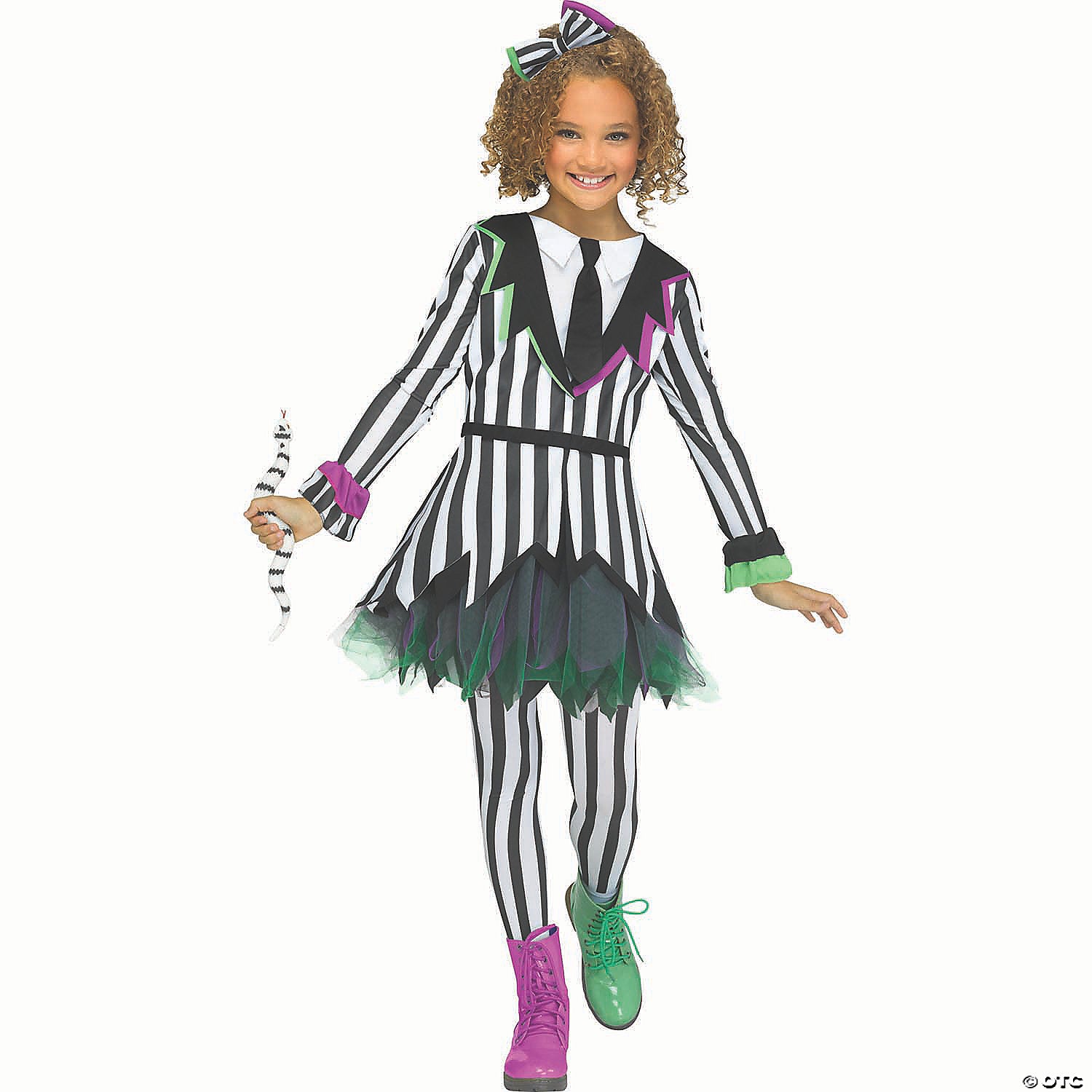 girls multicolored polyester silly spirit costume   medium 8 10~fw126862m