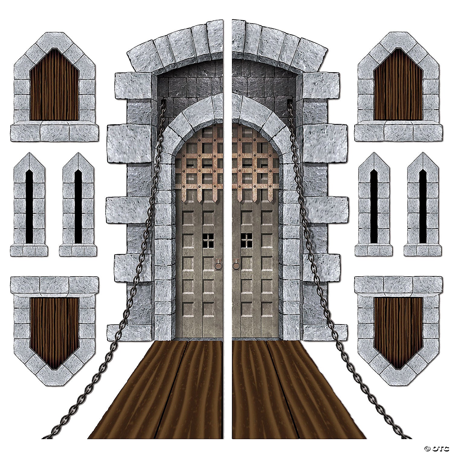 castle door and window props~bg52081