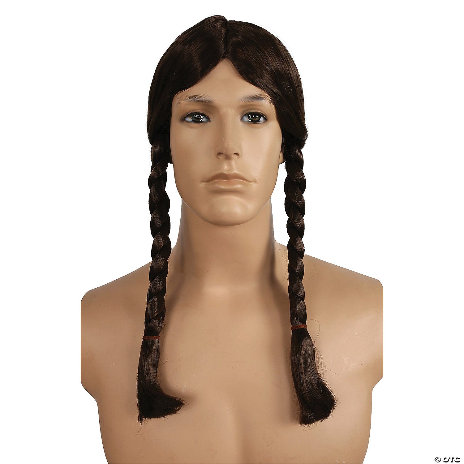 bargain long braids wig brown~lw173bn