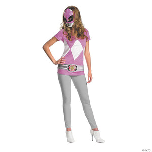 teen girl s alternative pink ranger costume   standard~dg24663t