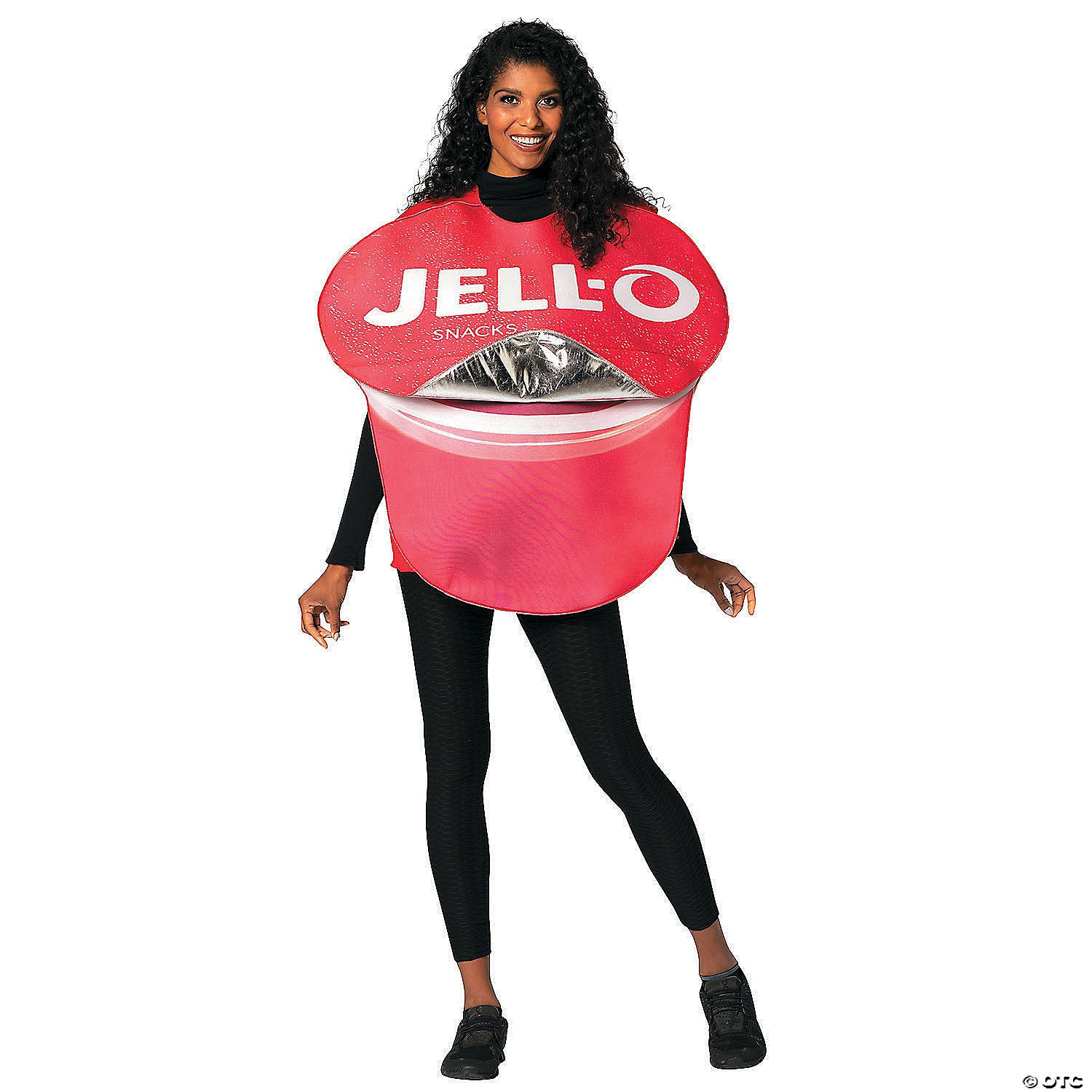 adults red jell o cup costume~gcr1712