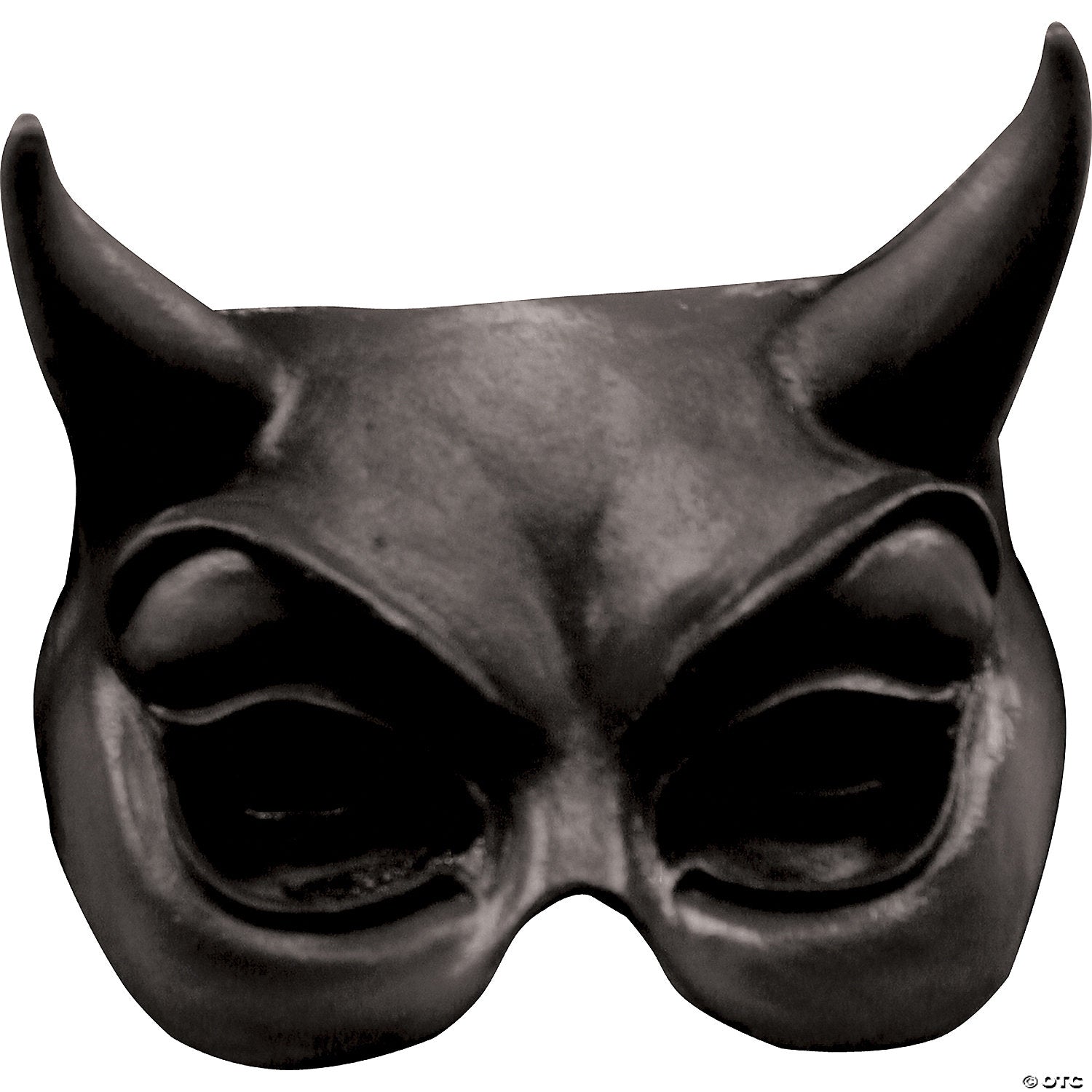 devil black latex half mask~tb25002b