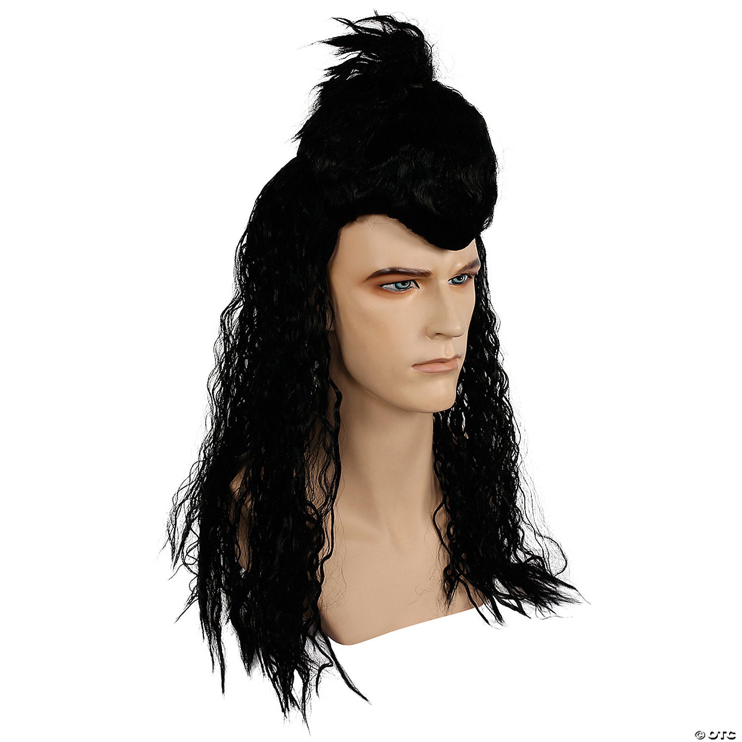 adults black long wavy wig~lw618bk-a03
