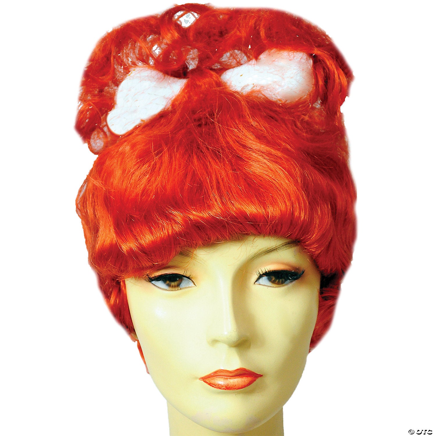 adults red ponytail wig with bone~lw42or