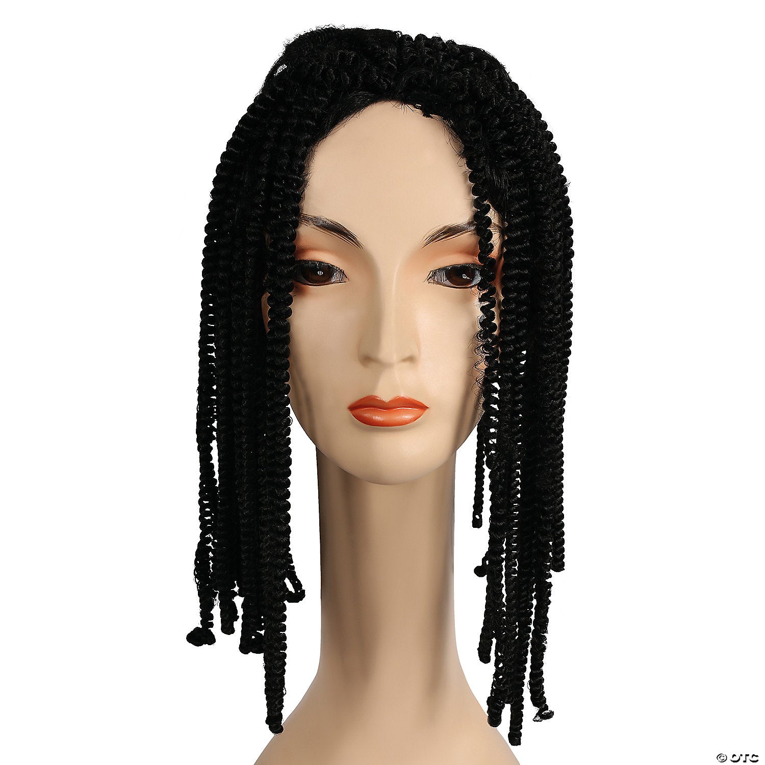 women s black bargain spring curl wig~lw233bk