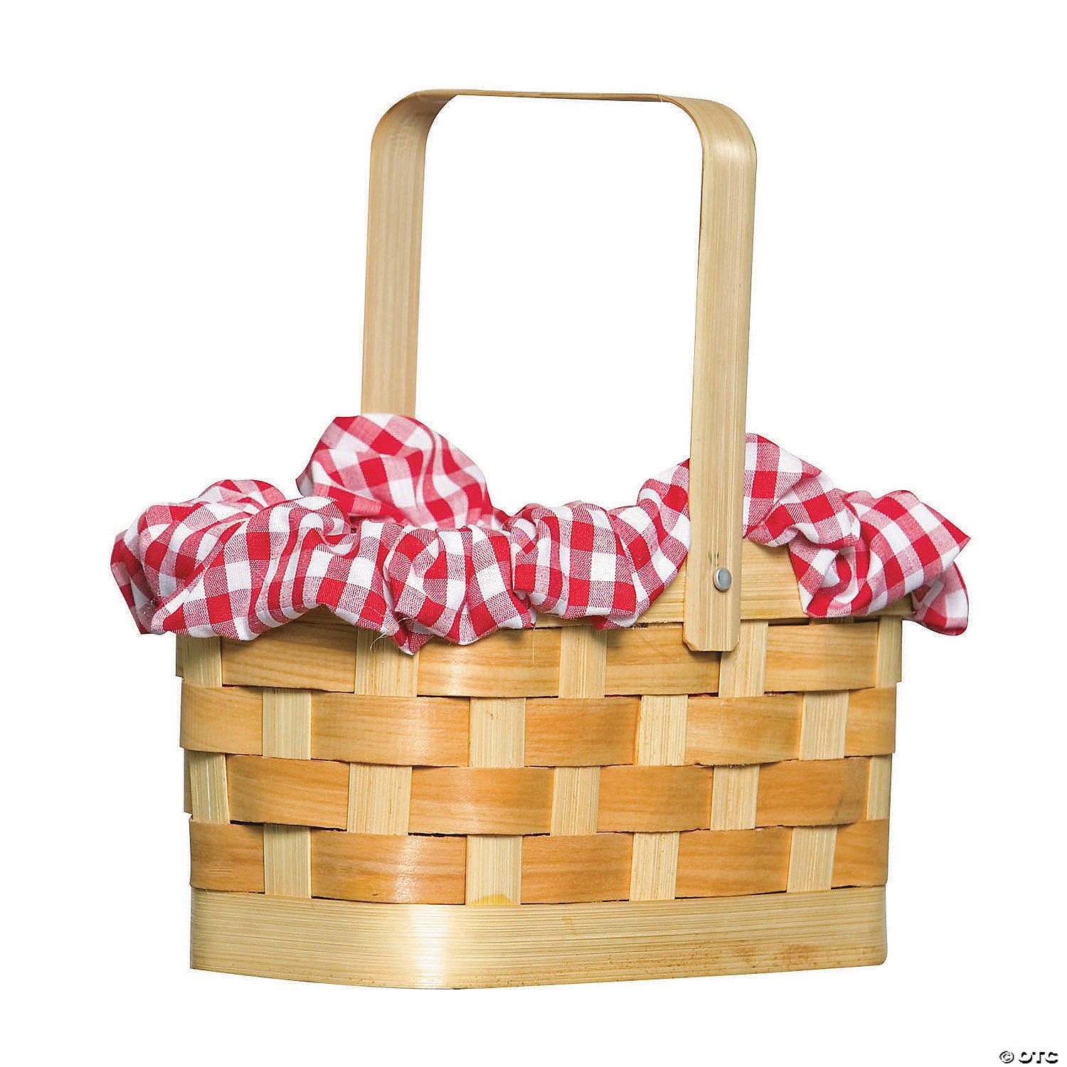 purse gingham basket~gc5998