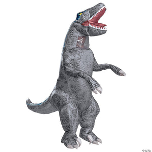 adults jurassic world blue inflatable costume~dg125239-a01