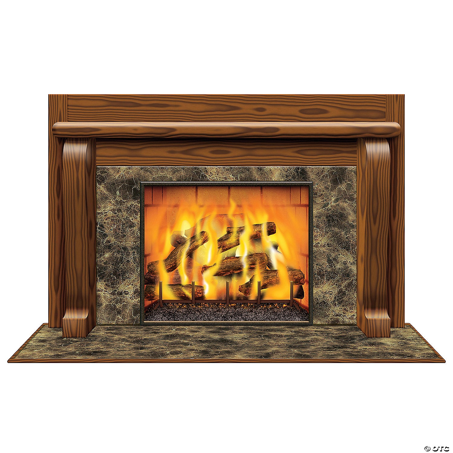 insta view fireplace decoration~bg20193