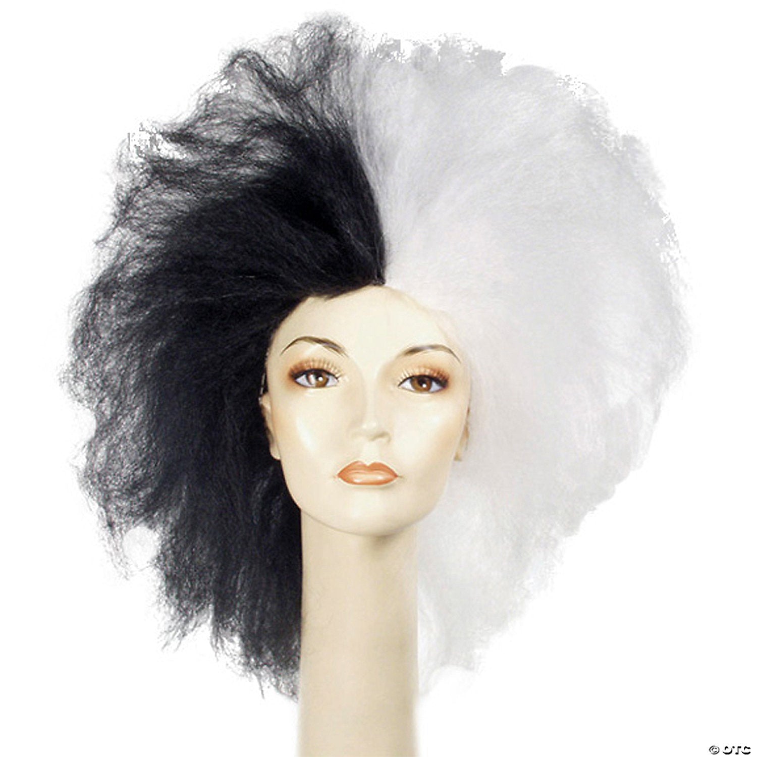 adults black & white extra large wig~lw304bw
