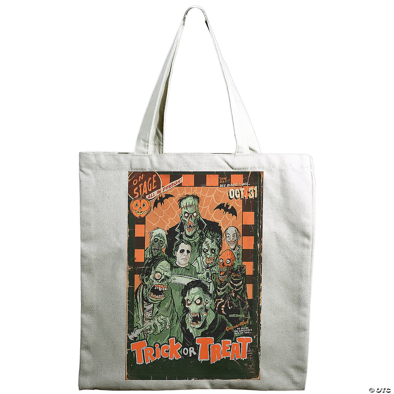 halloween trick or treat bag   live monsters poster graphic~matt134