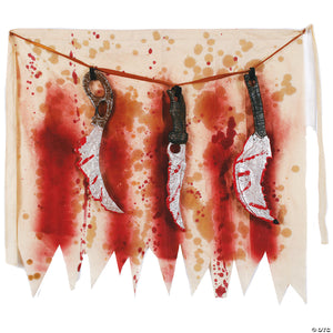 adults butcher apron with knives costume~fw90629