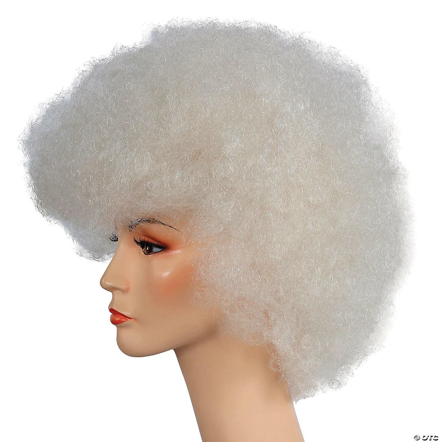 adult afro wig deluxe white~lw524wt-a02