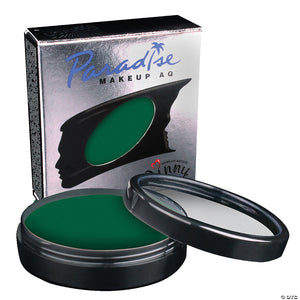 mehron paradise pro aq& 8482  makeup dark green~dd492