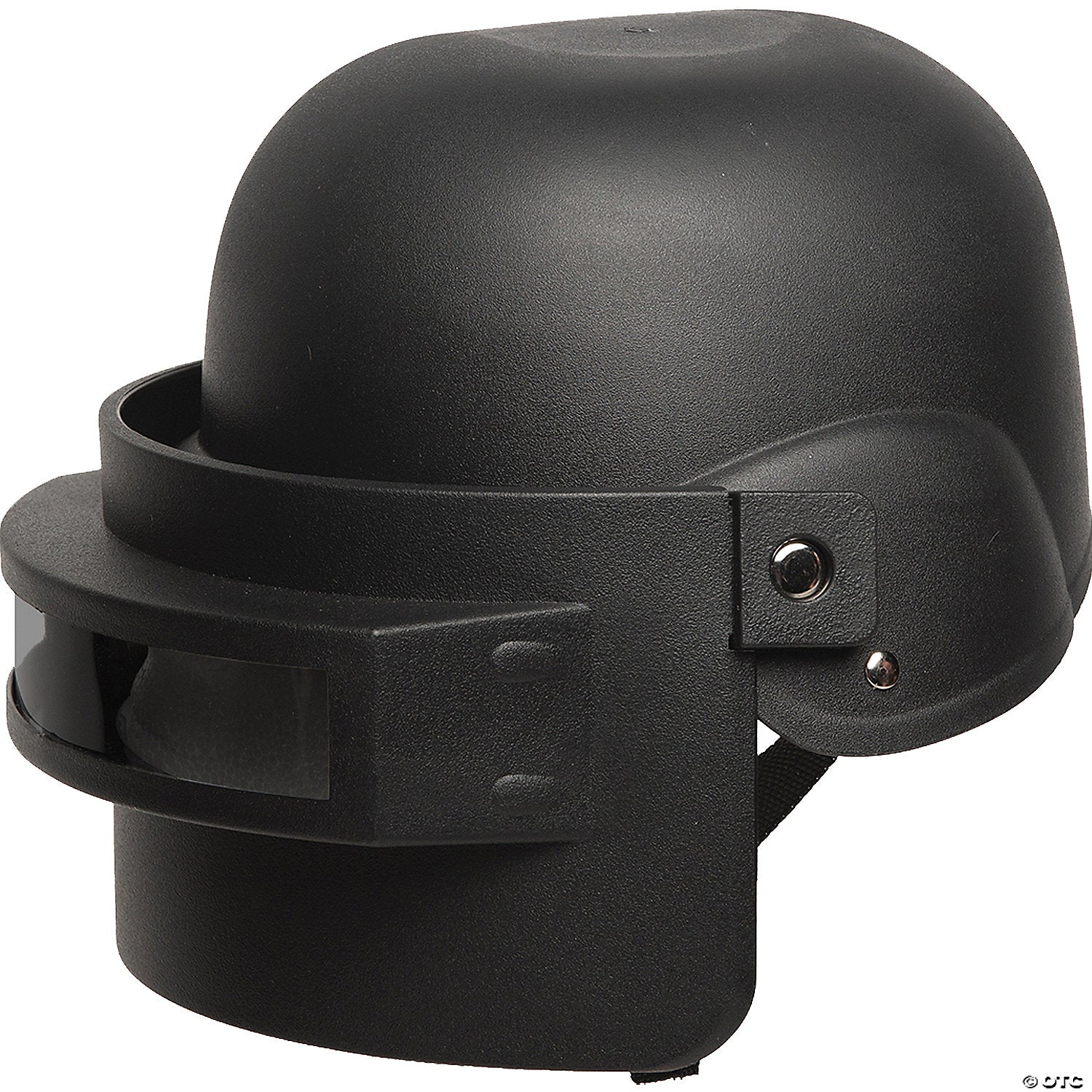 kids black s w a t  helmet with face mask~ur30059