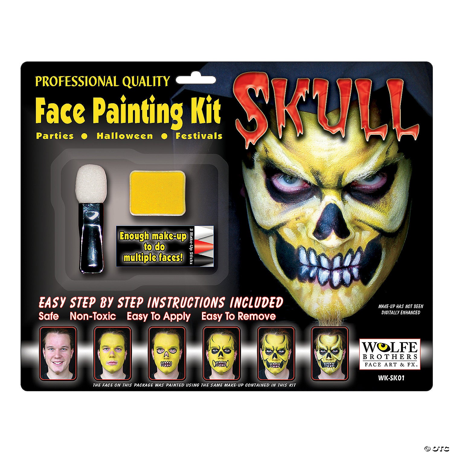 skull makeup kit~wfsk01