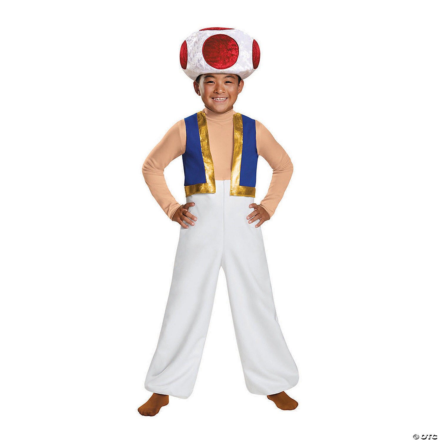 kids deluxe super mario bros & 8482  toad costume small 4 6~dg85143l