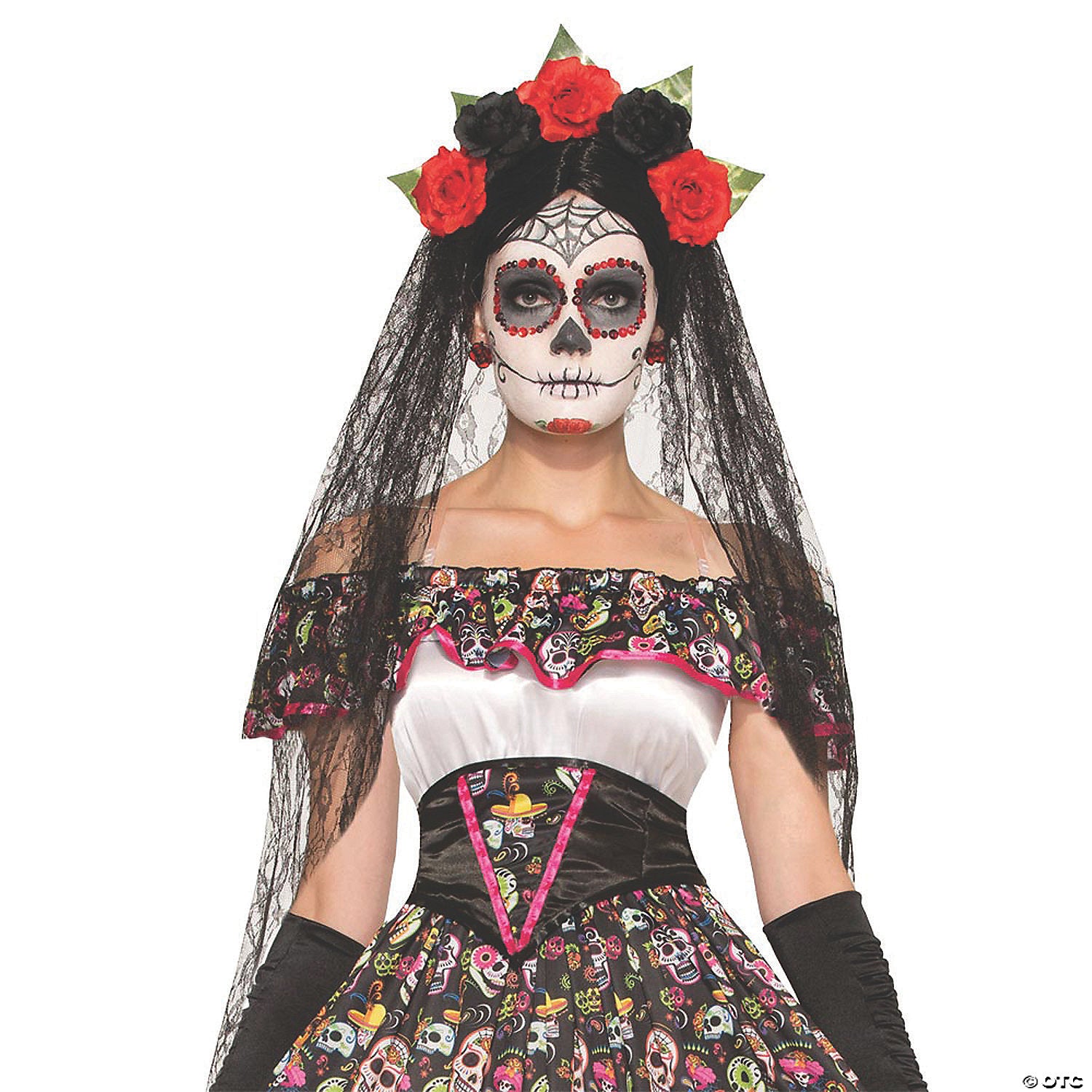 women s day of dead veil~fm74922
