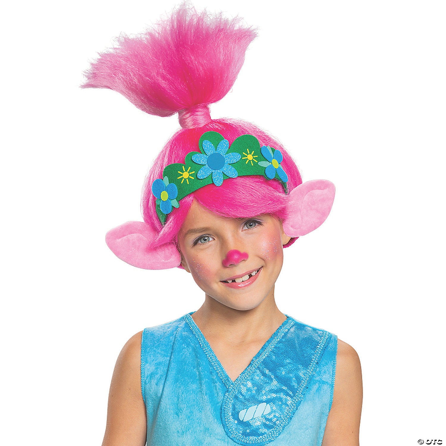 kid s trolls movie 2 queen poppy wig~dg105239