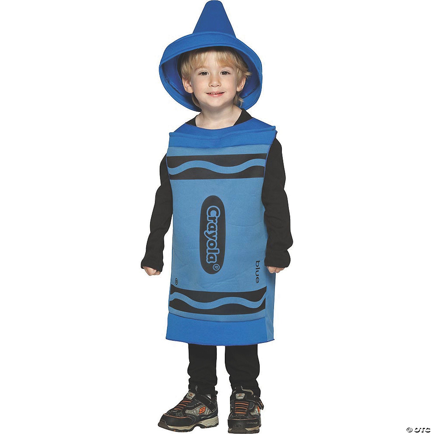 toddler crayola& 174  blue crayon costume   3t 4t~gc450403