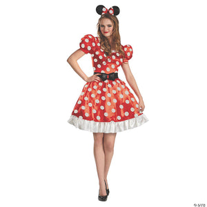 women s classic red minnie mouse& 8482  costume   medium~dg58791b