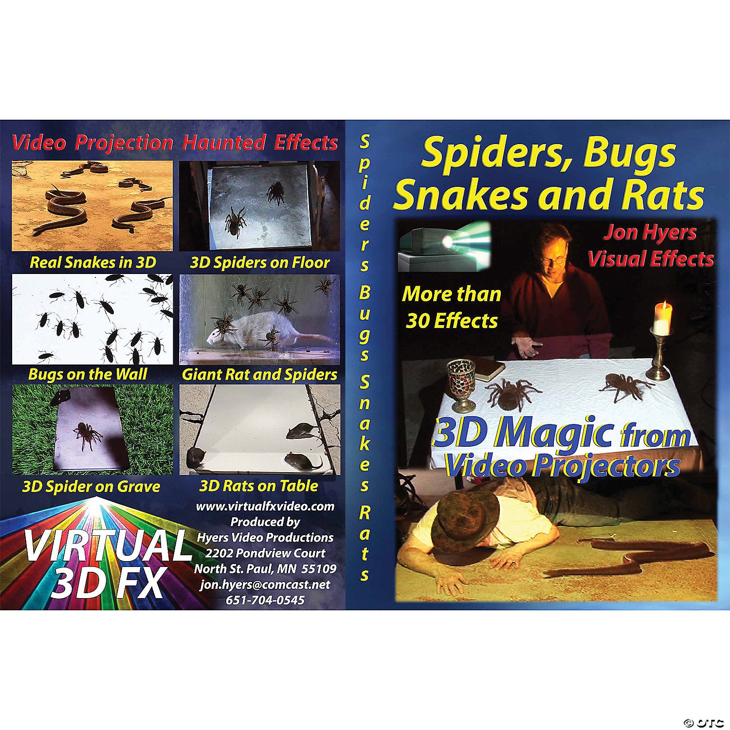 spiders snakes and bats dvd~rv183