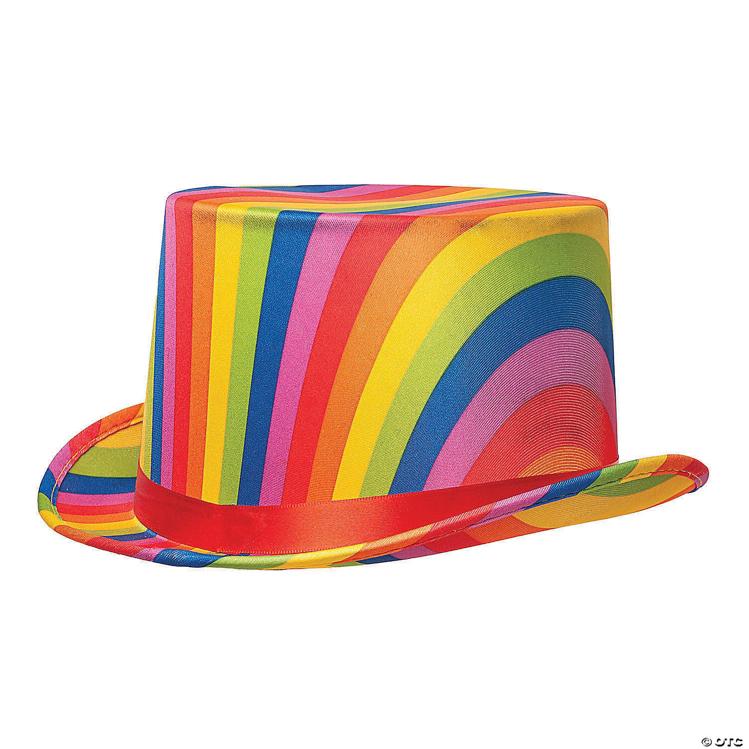 adult rainbow top hat~ur30038os