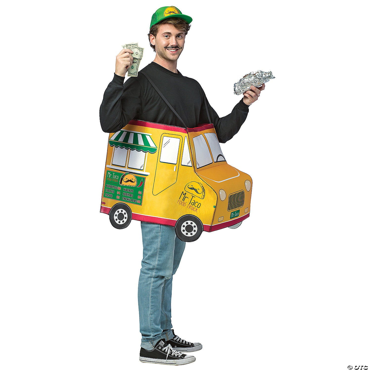 adult mr  taco food truck costume~gc6987