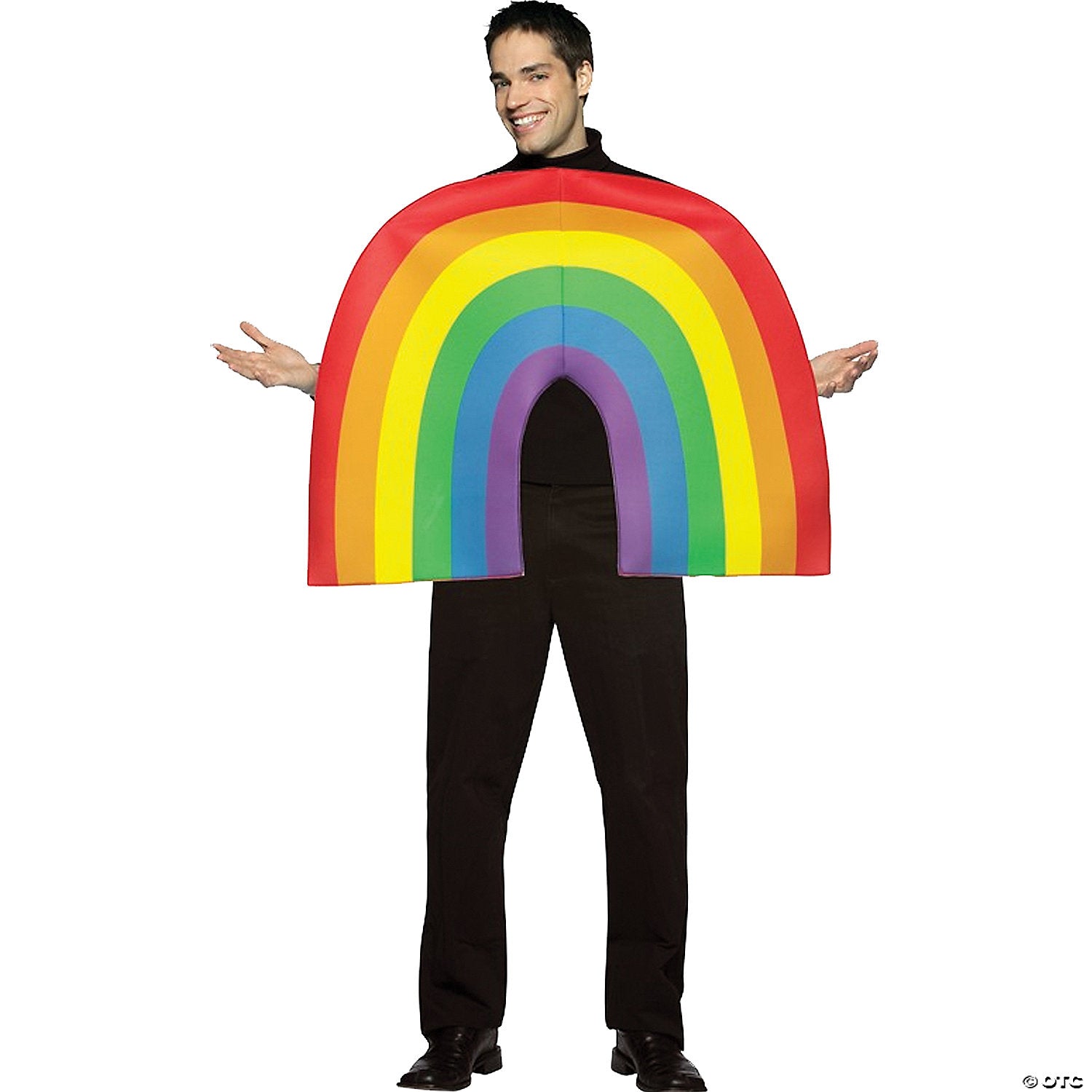 adults rainbow costume~gc6302-a01
