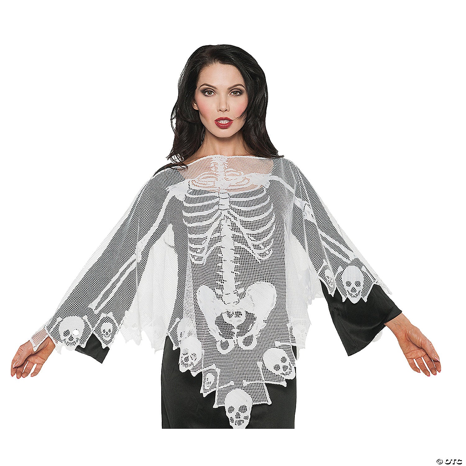 women s lace skeleton poncho~ur29740