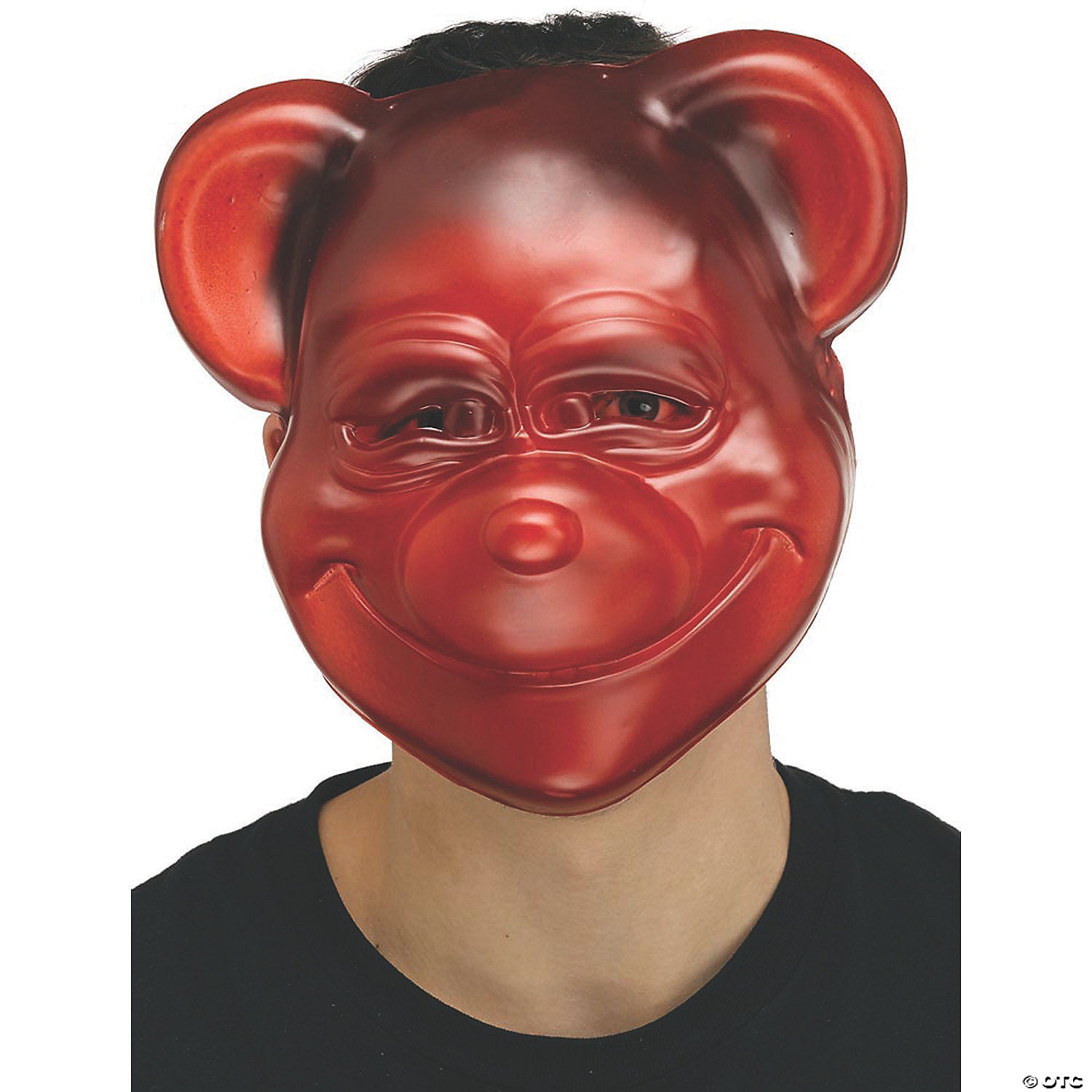 adults red gummee bear mask~fw93452r