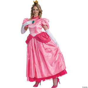 women s elevated super mario bros& 8482  princess peach costume   large 12 14~dg164589e