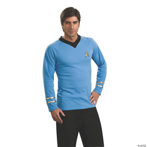 men s blue classic uniform star trek& 8482  costume   medium~ru888983md
