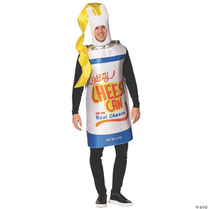 adult s cheezy cheese spray can costume~gc7062