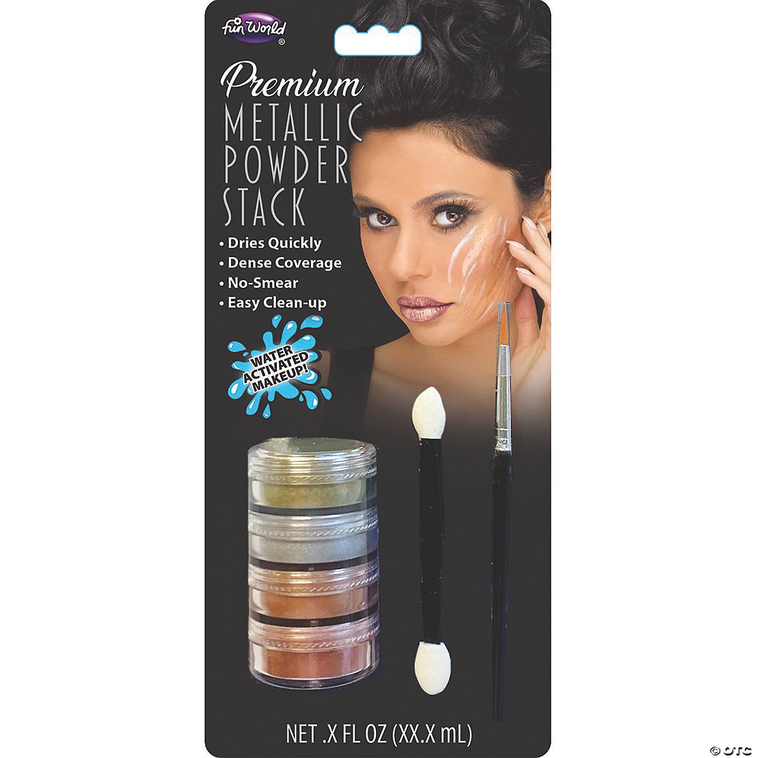 metallic water activated make up stacks~fw2779cm