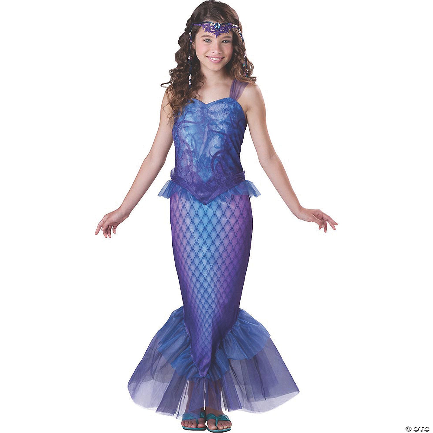 mysterious mermaid girls halloween costume   medium~ic18036md