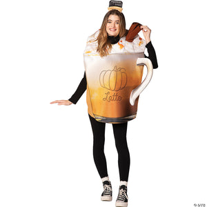 adults pumpkin spice latte costume~gc1666