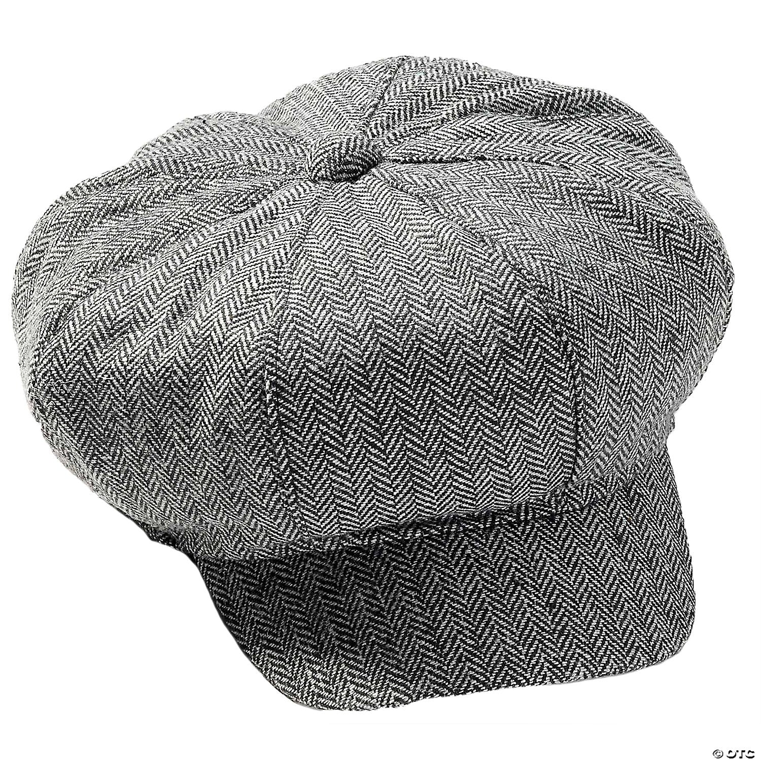 adults gray newsboy hat~fm73205