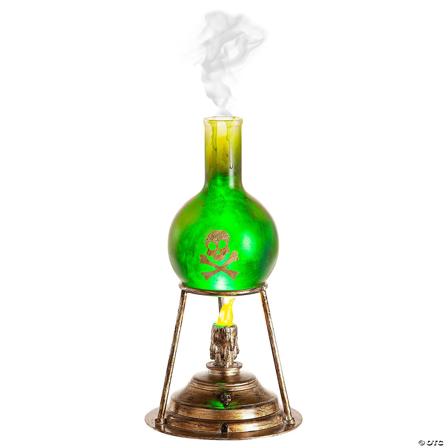 12  tabletop green misting lab beaker tabletop halloween decoration~ss222147g-a02