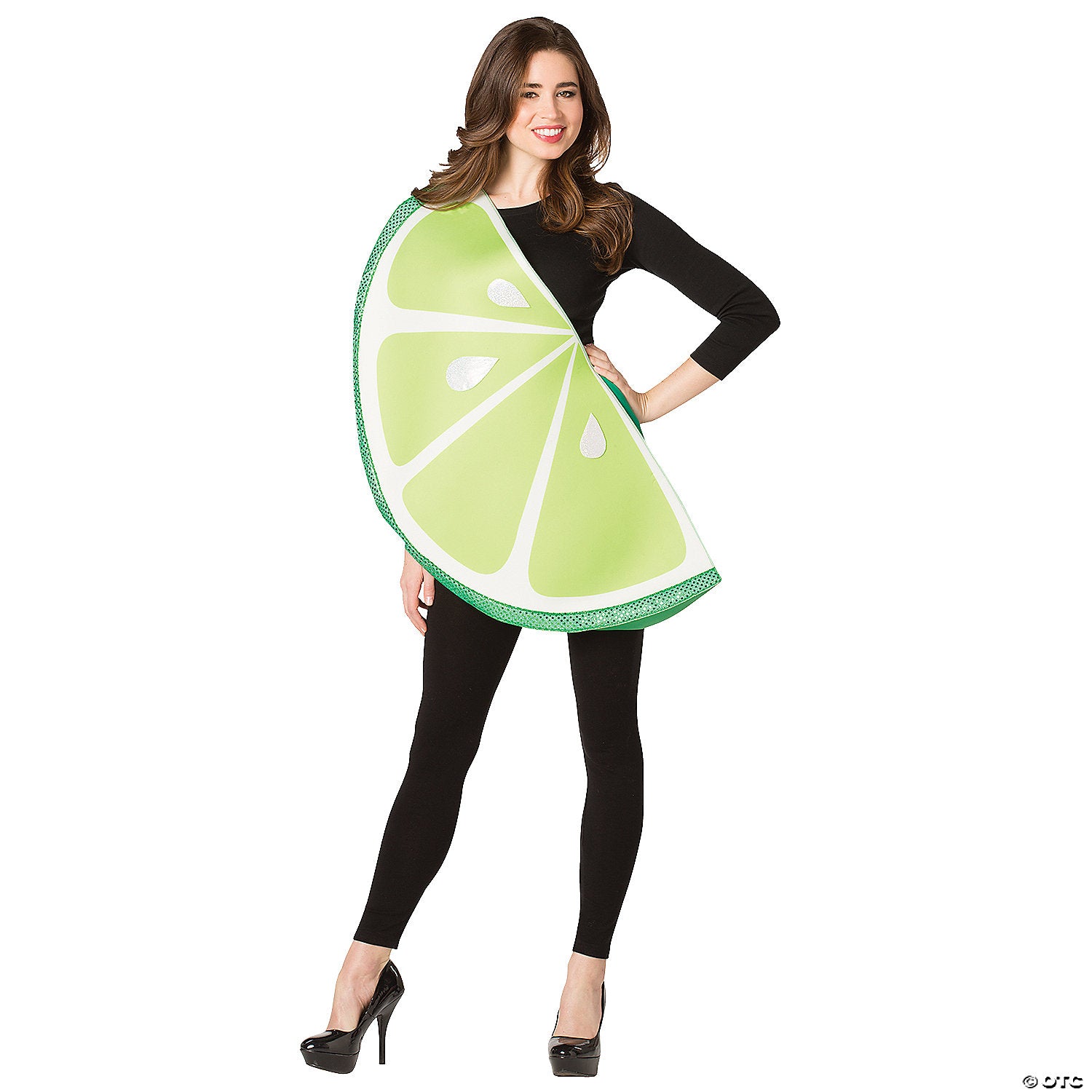 adult lime slice costume~gc6184