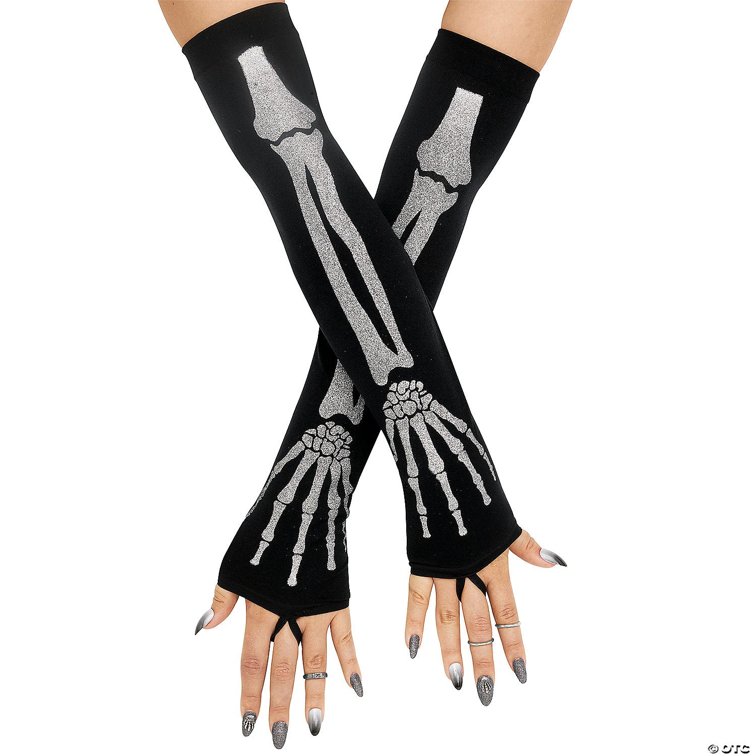 glitter bones sleevelets~fw90945