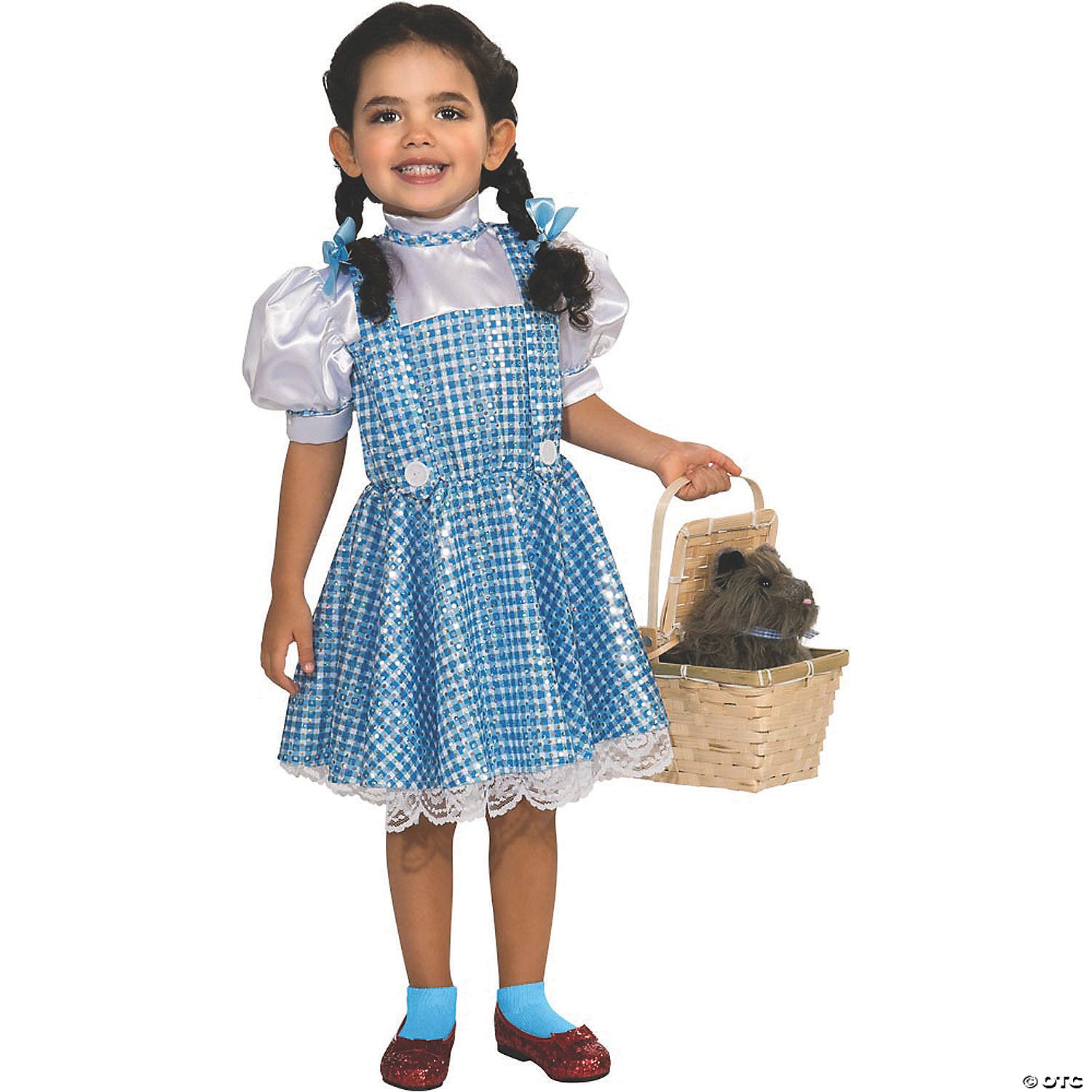 girl& 8217 s sequin the wizard of oz& 8482  dorothy costume   small~ru886493sm