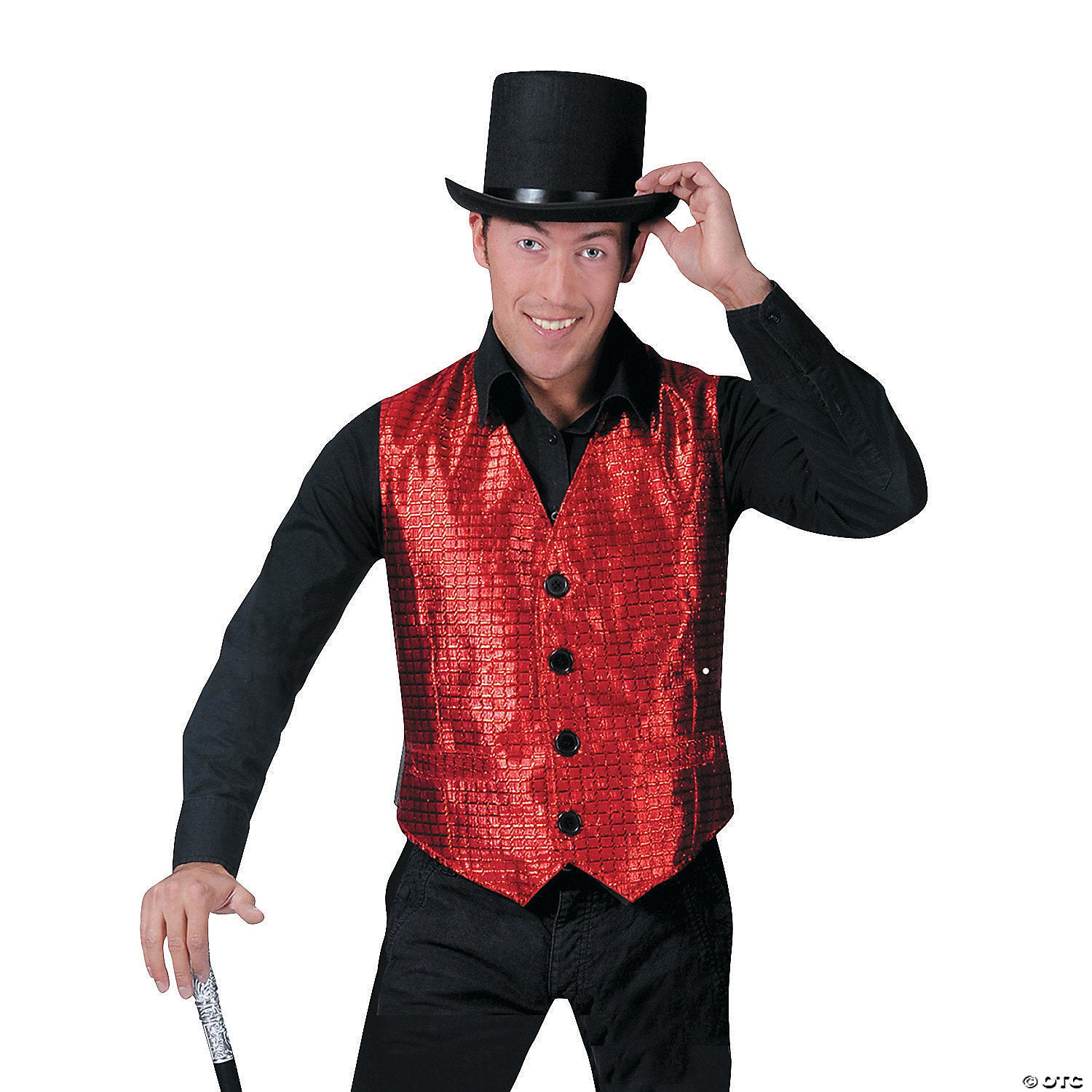 men& 8216 s red vest costume   extra large~ff781842rdlg