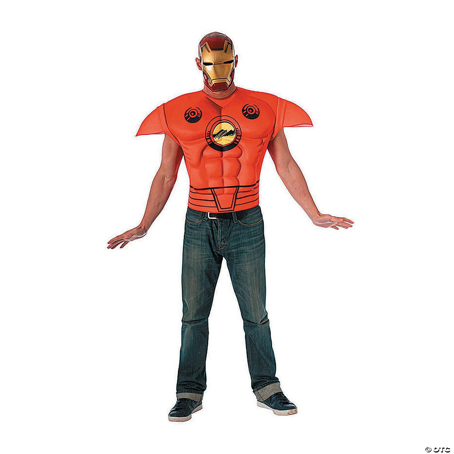 men& 8217 s muscle chest iron man& 8482  costume~ru820017