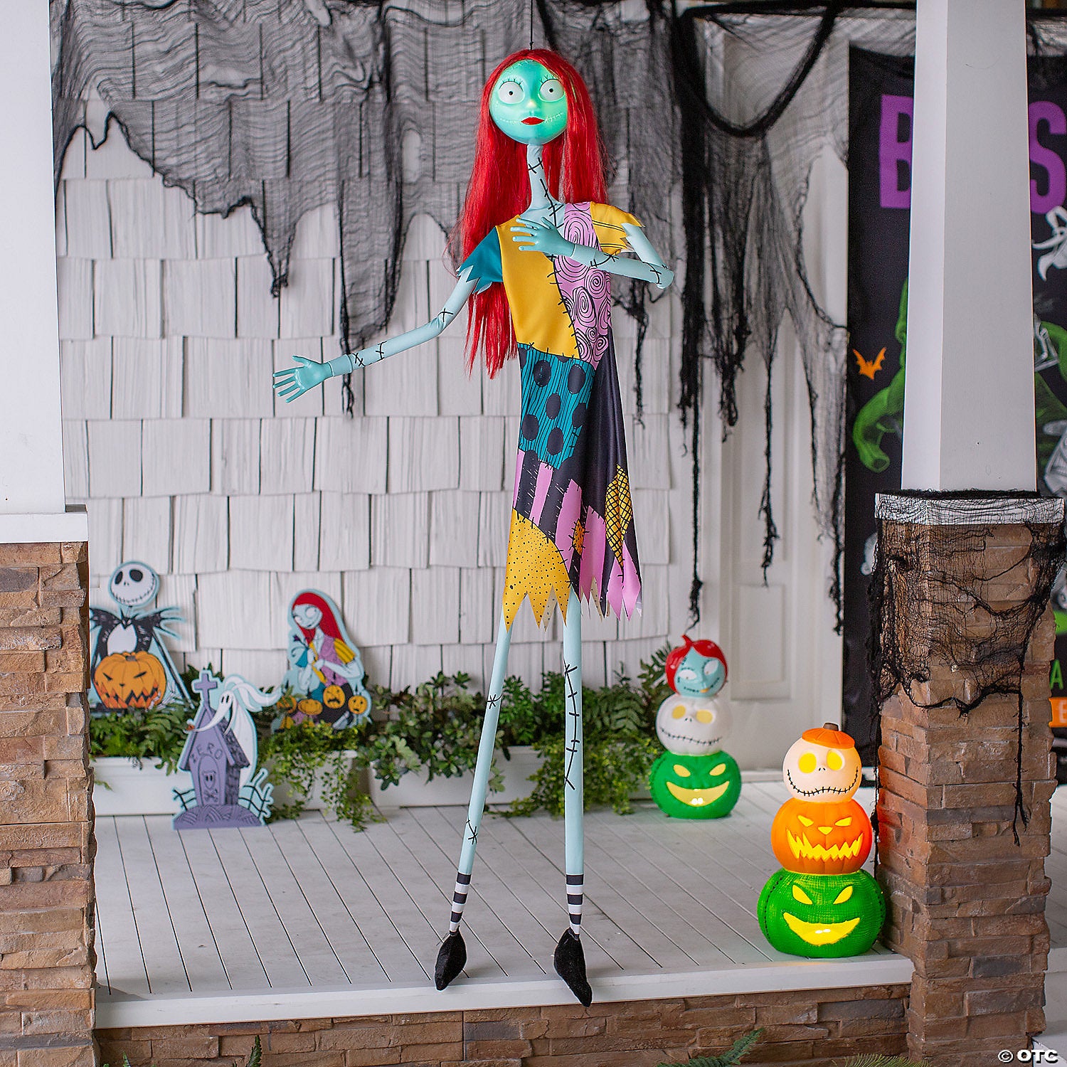 66  the nightmare before christmas& 8482  light up sally halloween decoration with sound~sew38627-a02