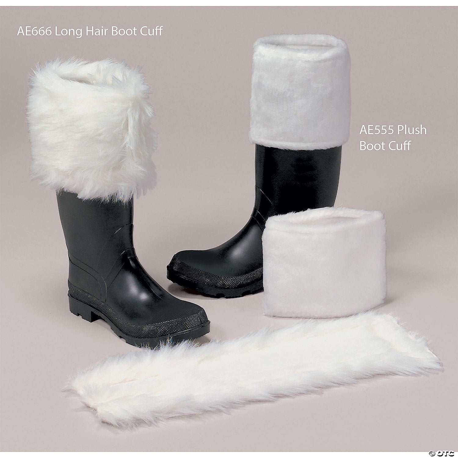plush santa claus boot cuffs~ae555