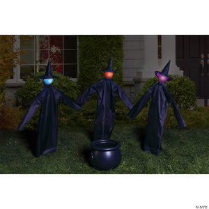36  witty witches with cauldron decoration   set of 3~fw91221-a01