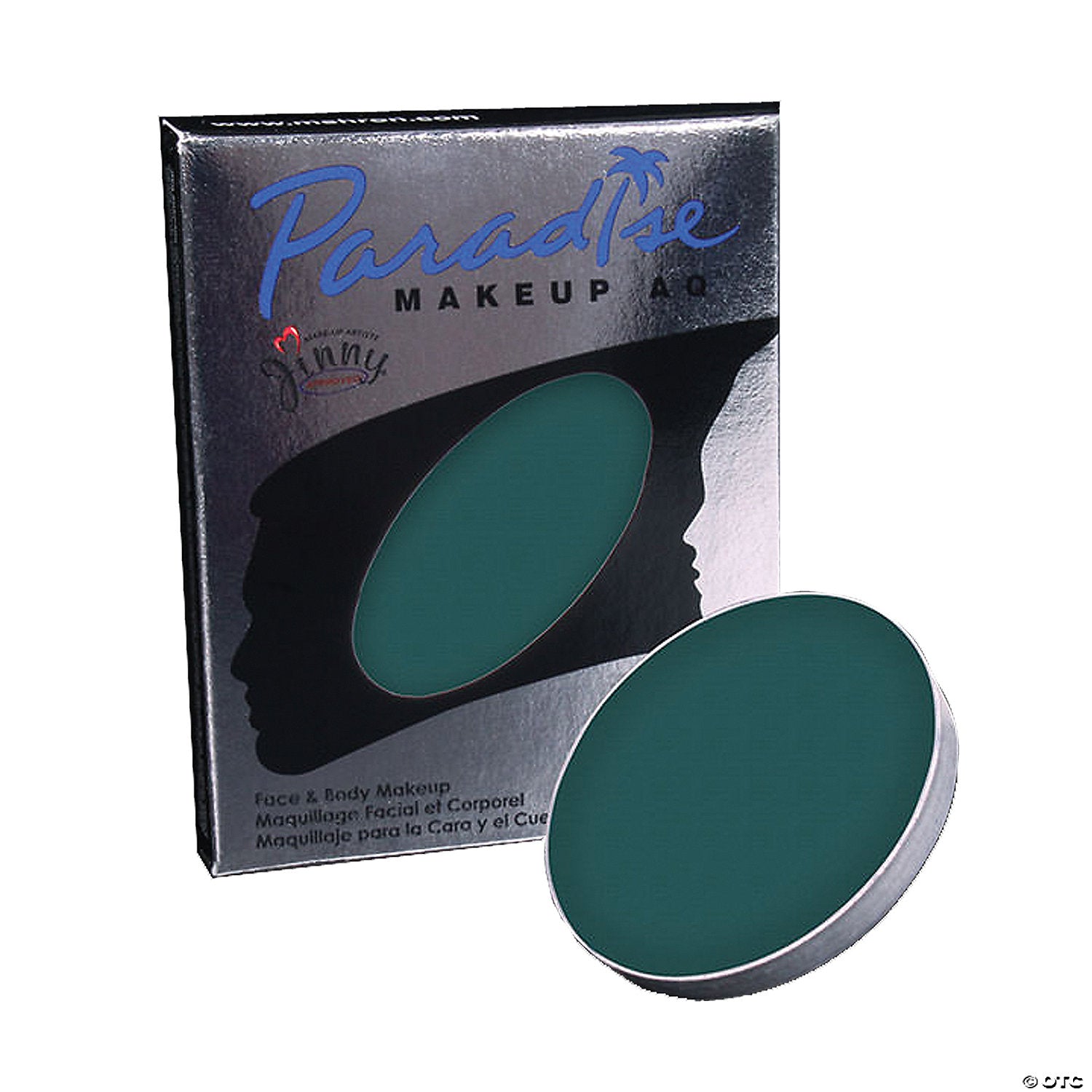mehron paradise pro aq& 8482  makeup single refill deep sea~dd801ds