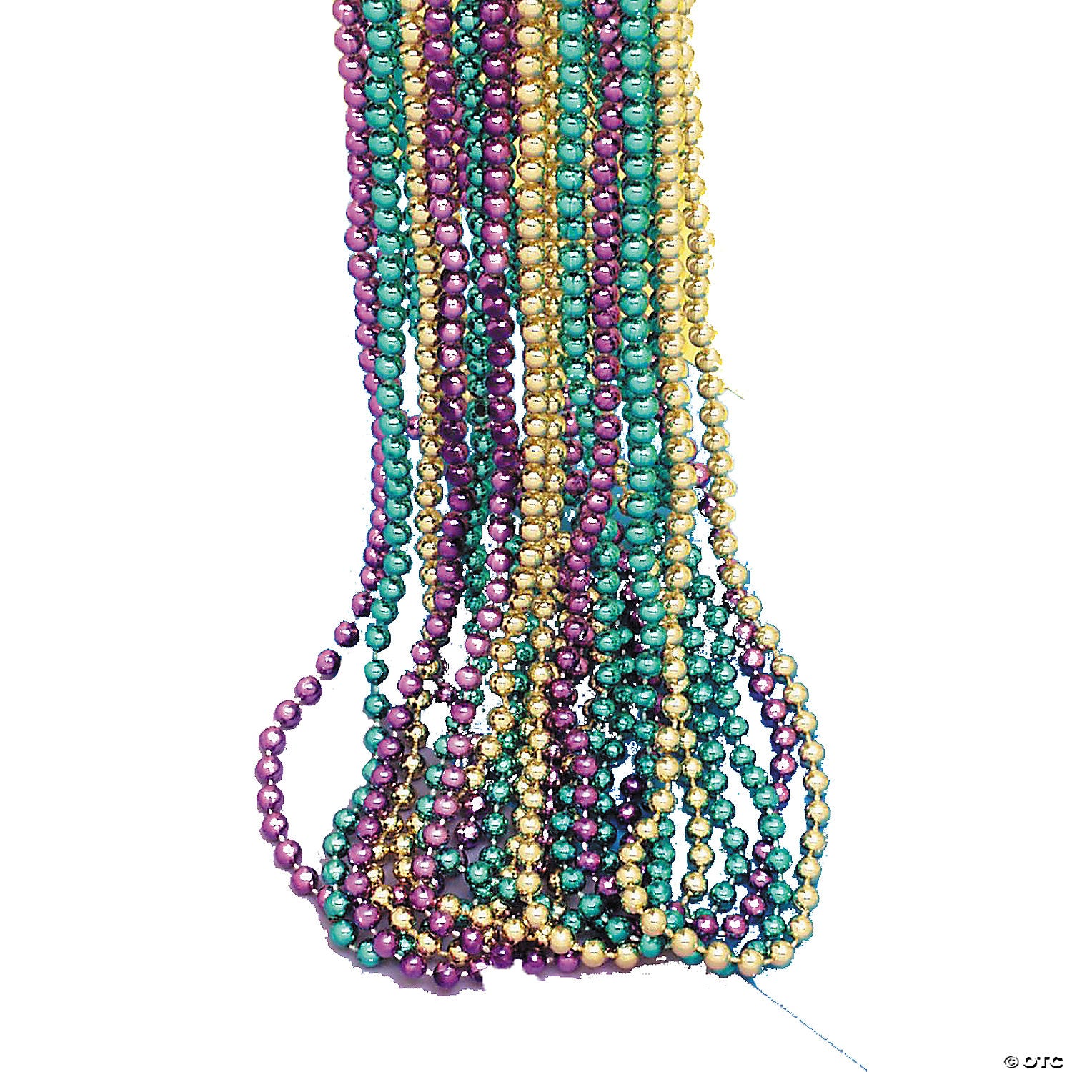 mardi gras beads  144 count~bb493